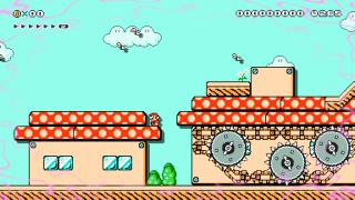 A <i>Mario Maker</i> Level Where Mario Has Post-War PTSD